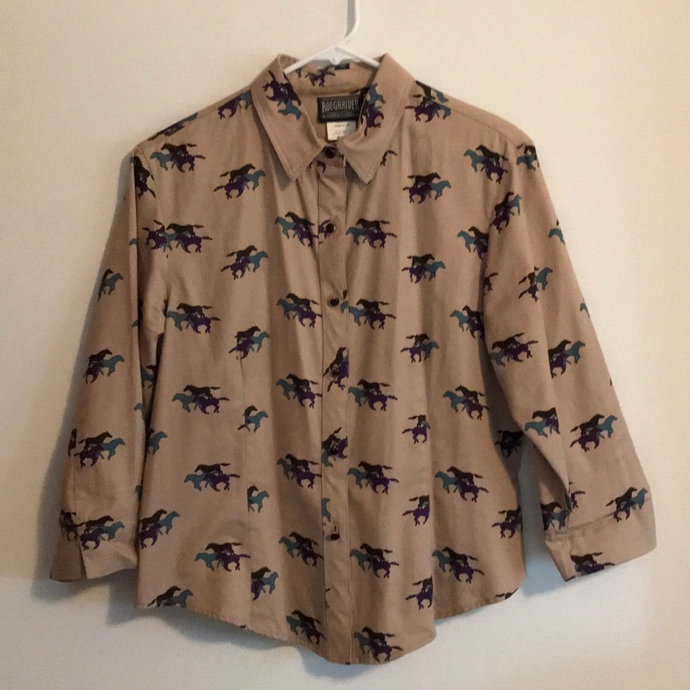 Rough rider vintage cowboy shirt
